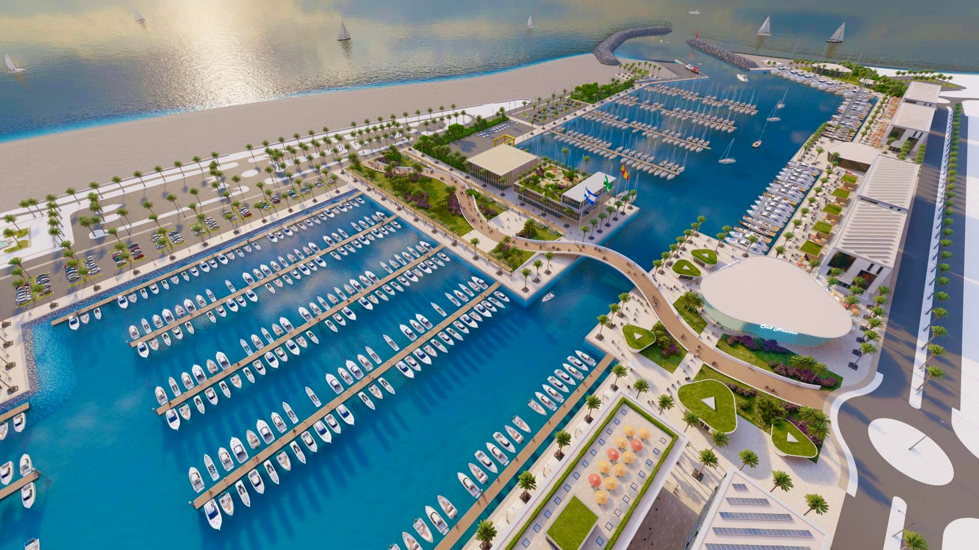 La Agencia de Puertos de Andaluca aprueba el estudio  de viabilidad de la Marina Interior de Playa Granada. 